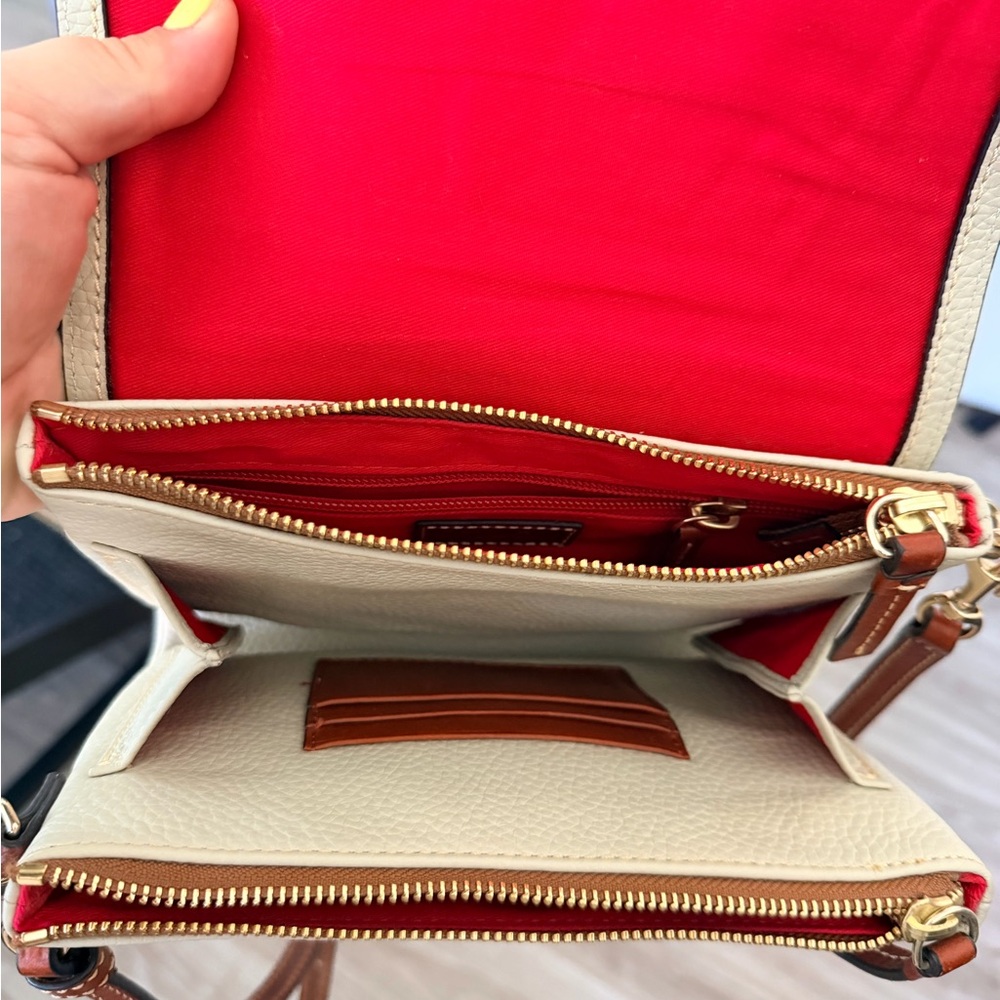 Dooney & Bourke Beige Crossbody Bag - Picture 3 of 4